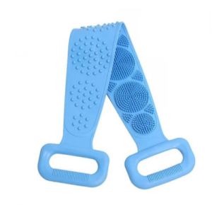 RDRKR Silicone Back Scrubber Exfoliating Body Brush Blue 27.6 inches (70cm)